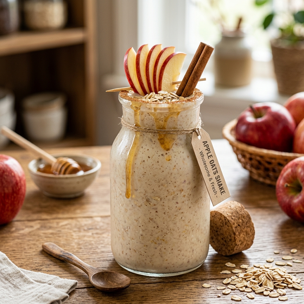 Apple Oats Shake