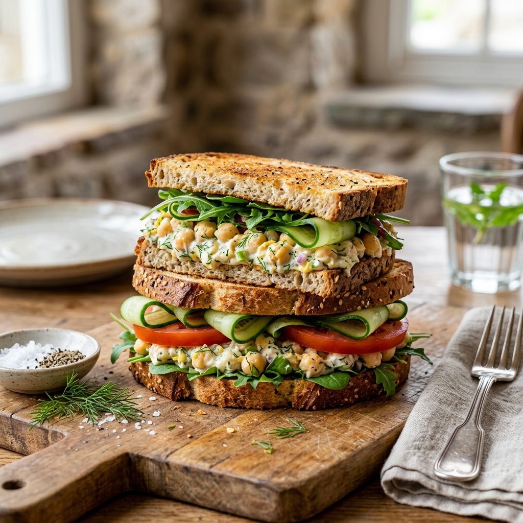 Chickpea Salad Sandwich